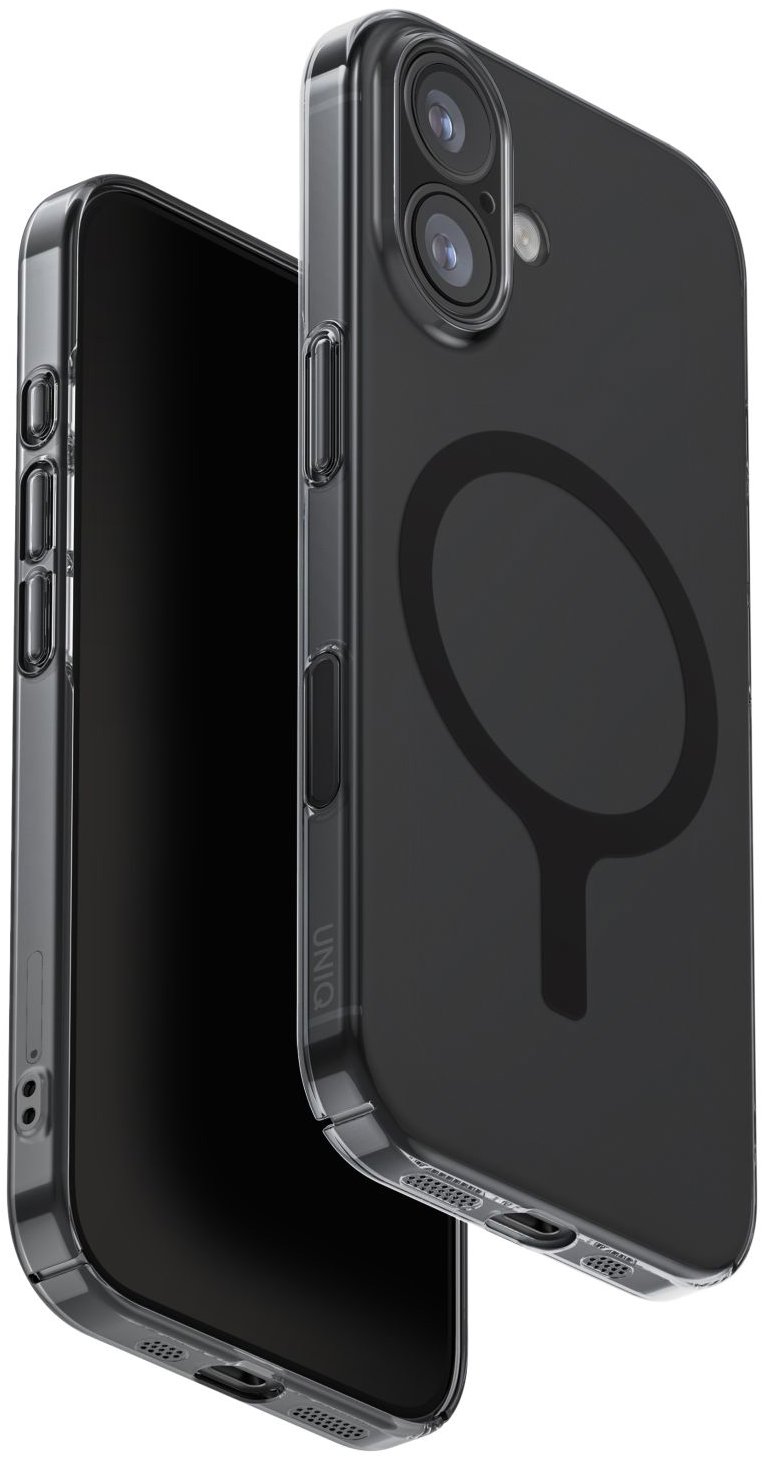 UNIQ Airsuit MagClick charging na iPhone 17, Glossy smoke