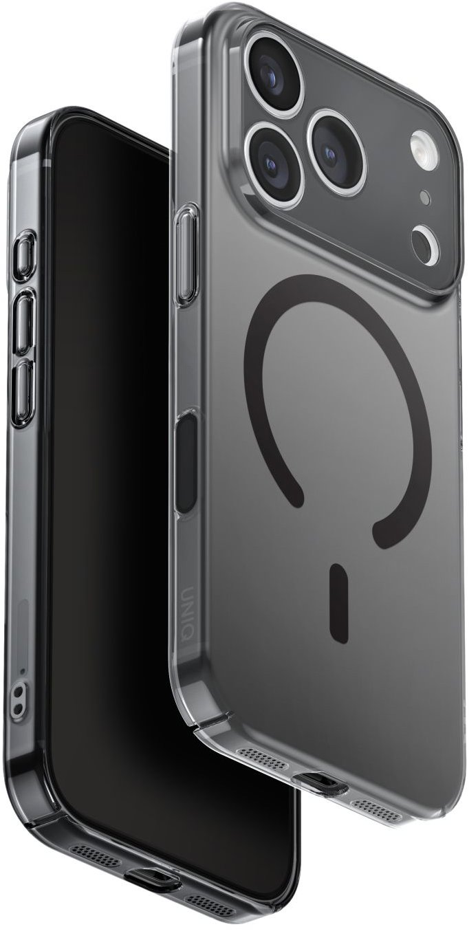 UNIQ Airsuit MagClick charging na iPhone 17 Pro, Clossy smoke