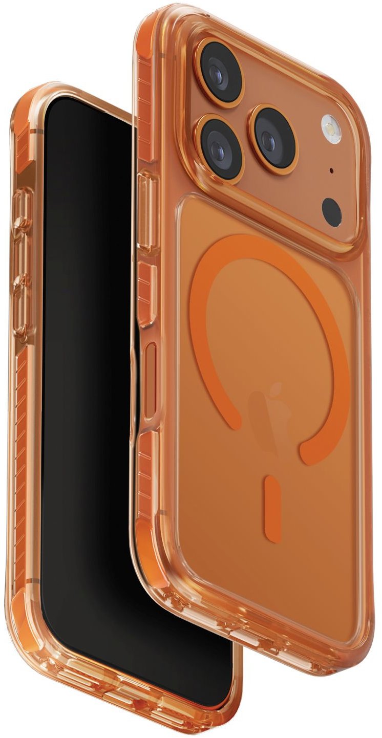 UNIQ Combat MagClick charging na iPhone 17 Pro, Volt orange