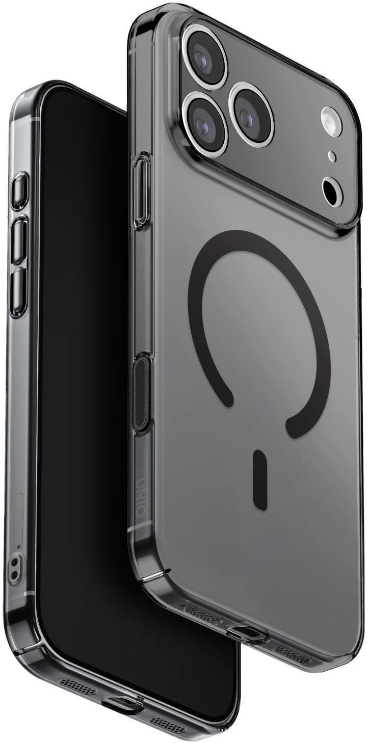 UNIQ Airsuit MagClick charging na iPhone 17 Pro Max, Glossy smoke