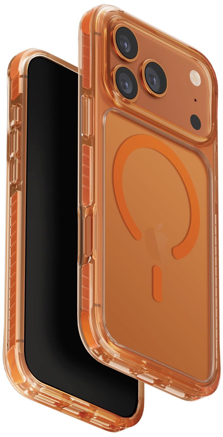 UNIQ Combat MagClick charging na iPhone 17 Pro Max, Volt orange