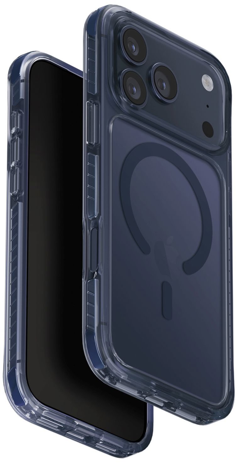 UNIQ Combat MagClick charging na iPhone 17 Pro Max, Navy blue