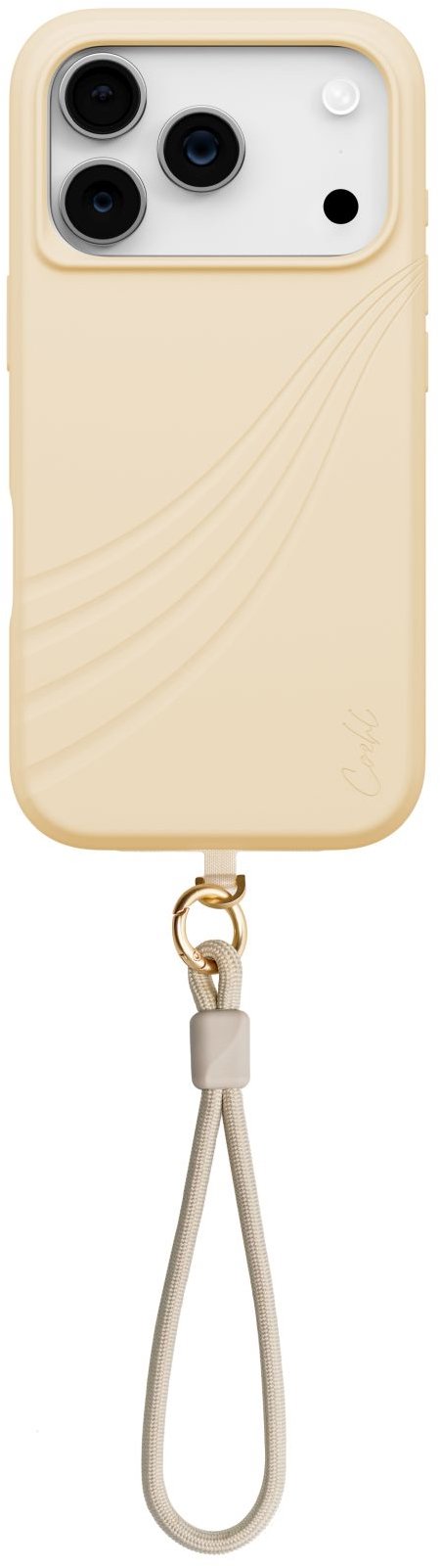 UNIQ COEHL Serina na iPhone 17 Pro, Milk sand