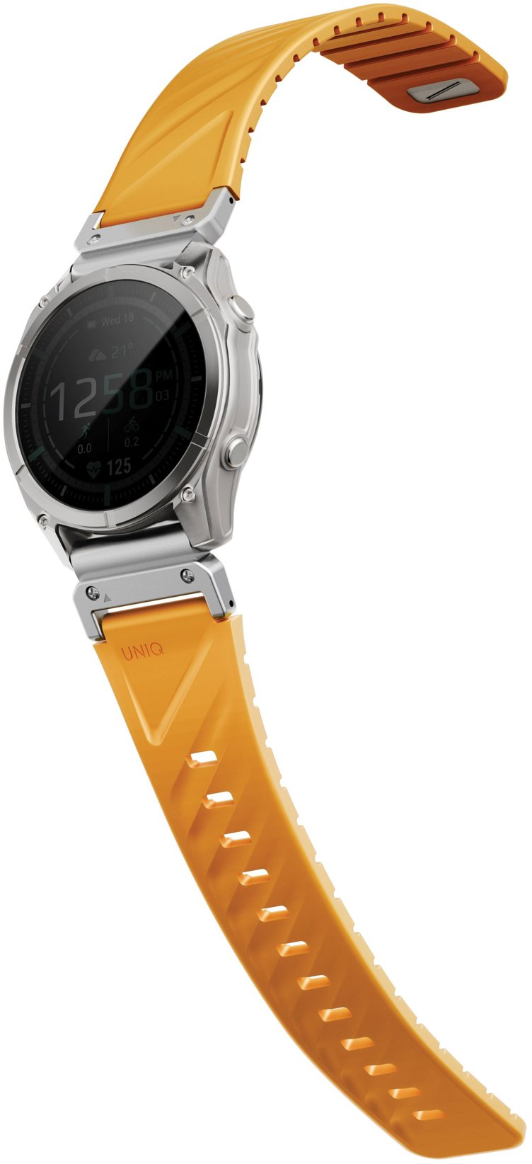 UNIQ Fluo pre Garmin SmartWatch 26 mm, Pale orange