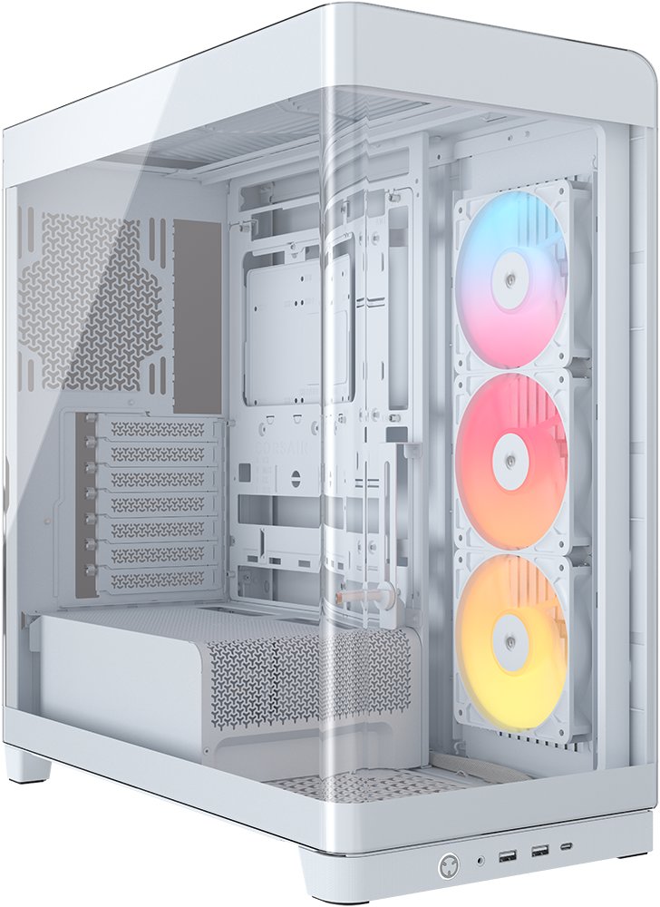 CORSAIR FRAME 4500X RSR ARGB Panoramic Glass White
