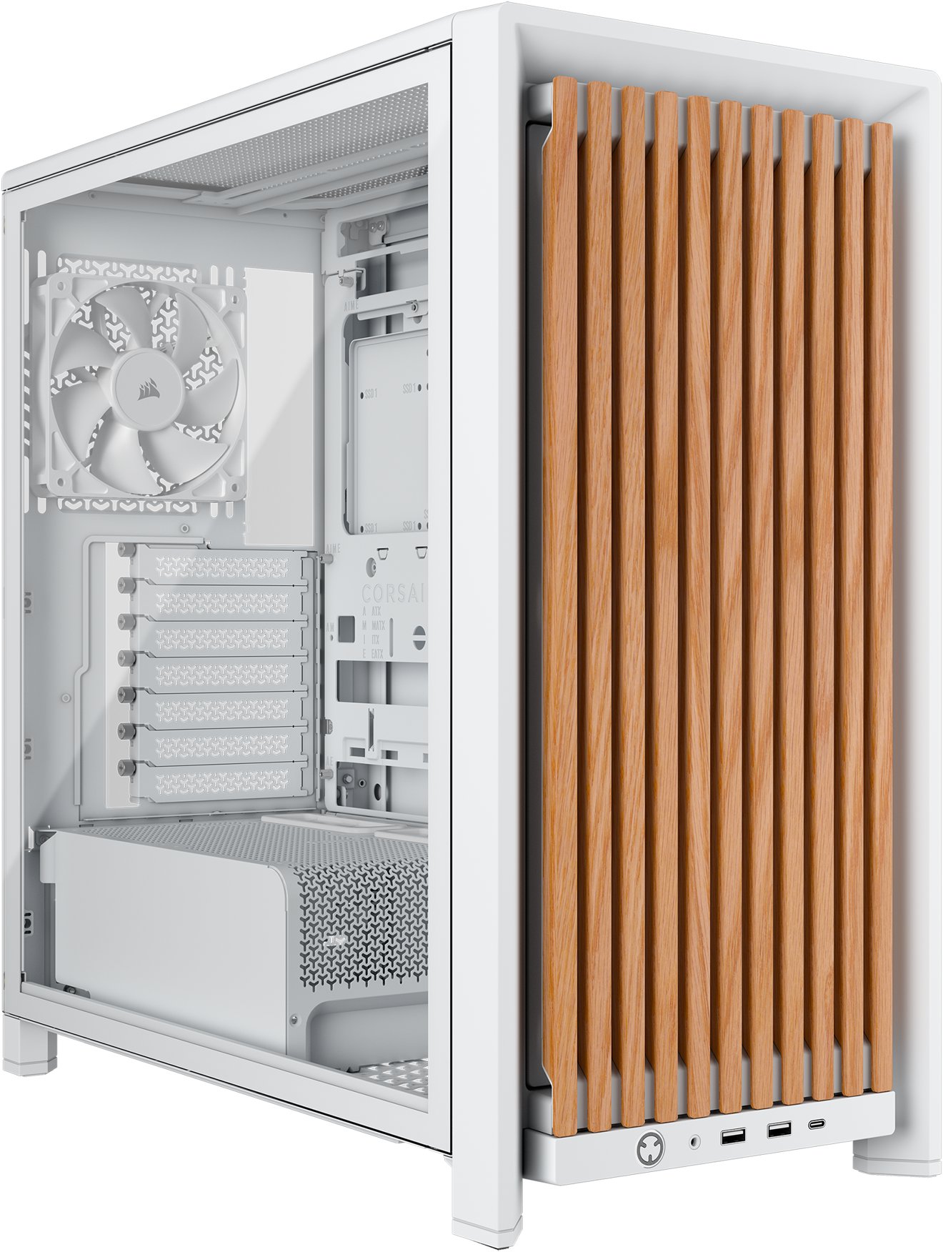 Corsair FRAME 4000D WOOD RS White