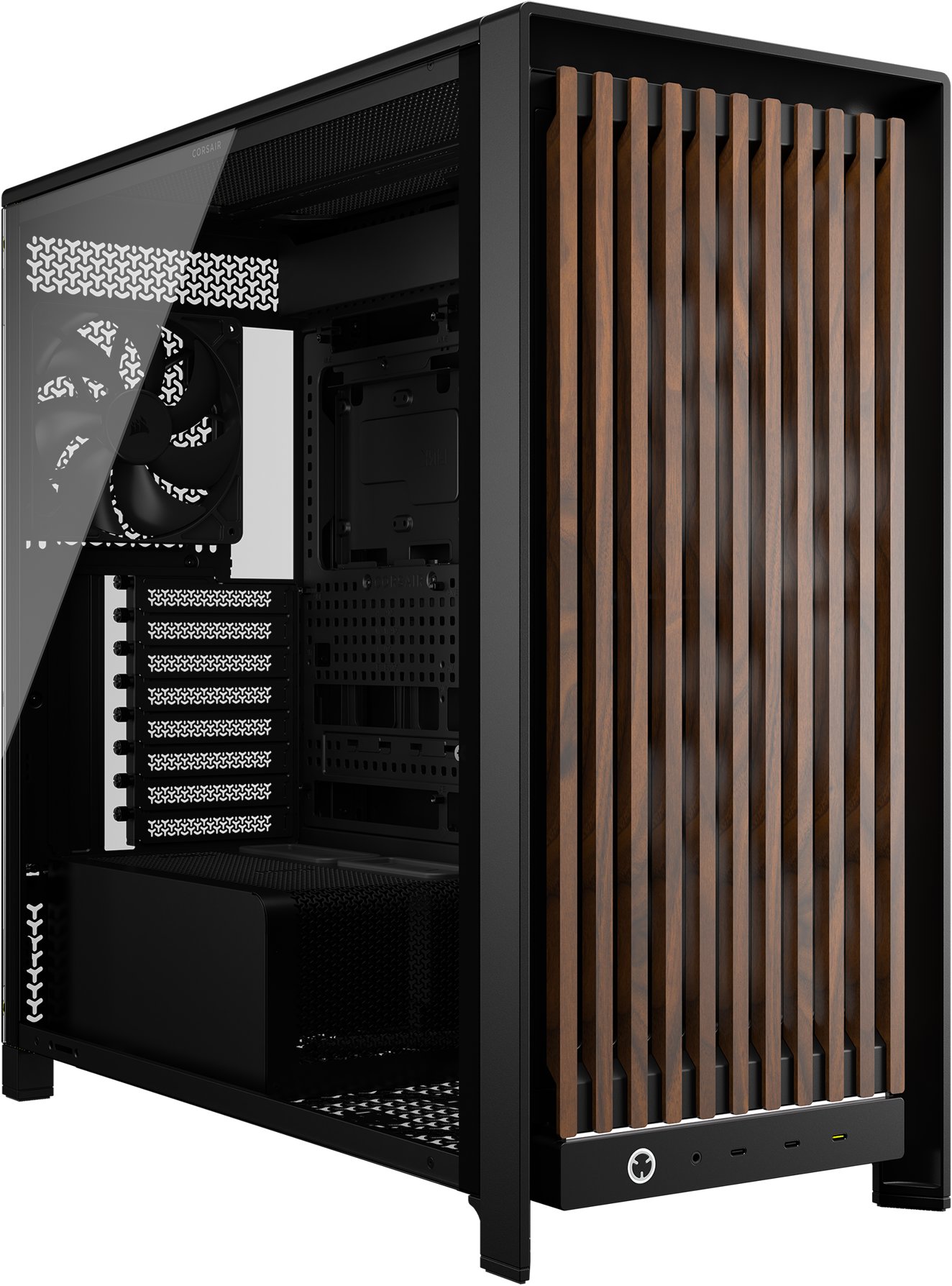 Corsair FRAME 5000D Wood RS Black/Walnut