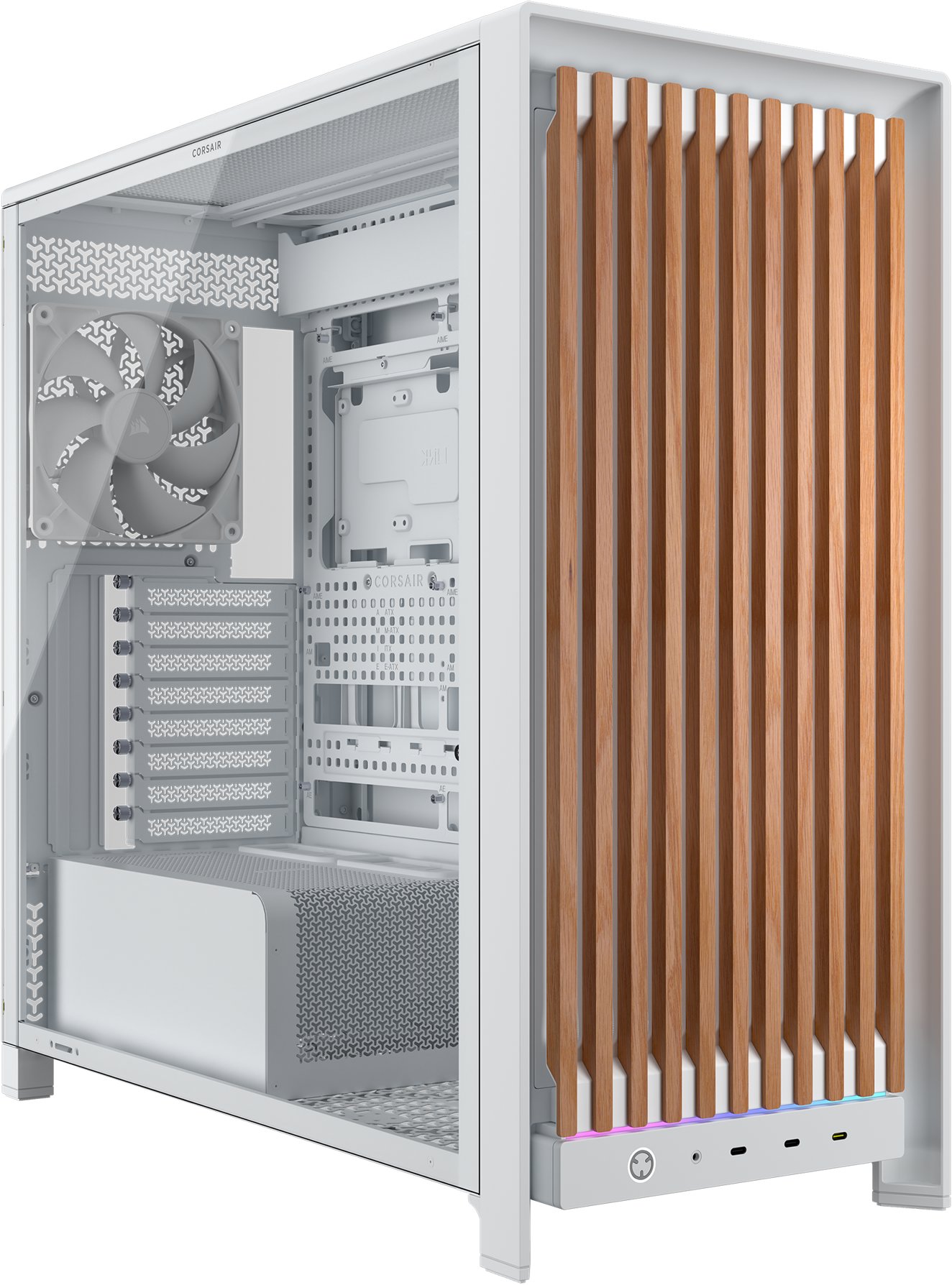 Corsair FRAME 5000D Wood RS White/Oak
