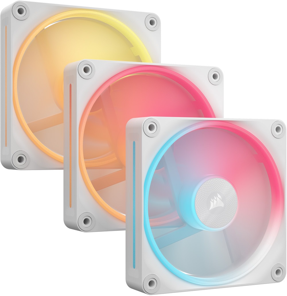 Corsair iCUE LINK LX120-R RGB White Triple Fan Kit