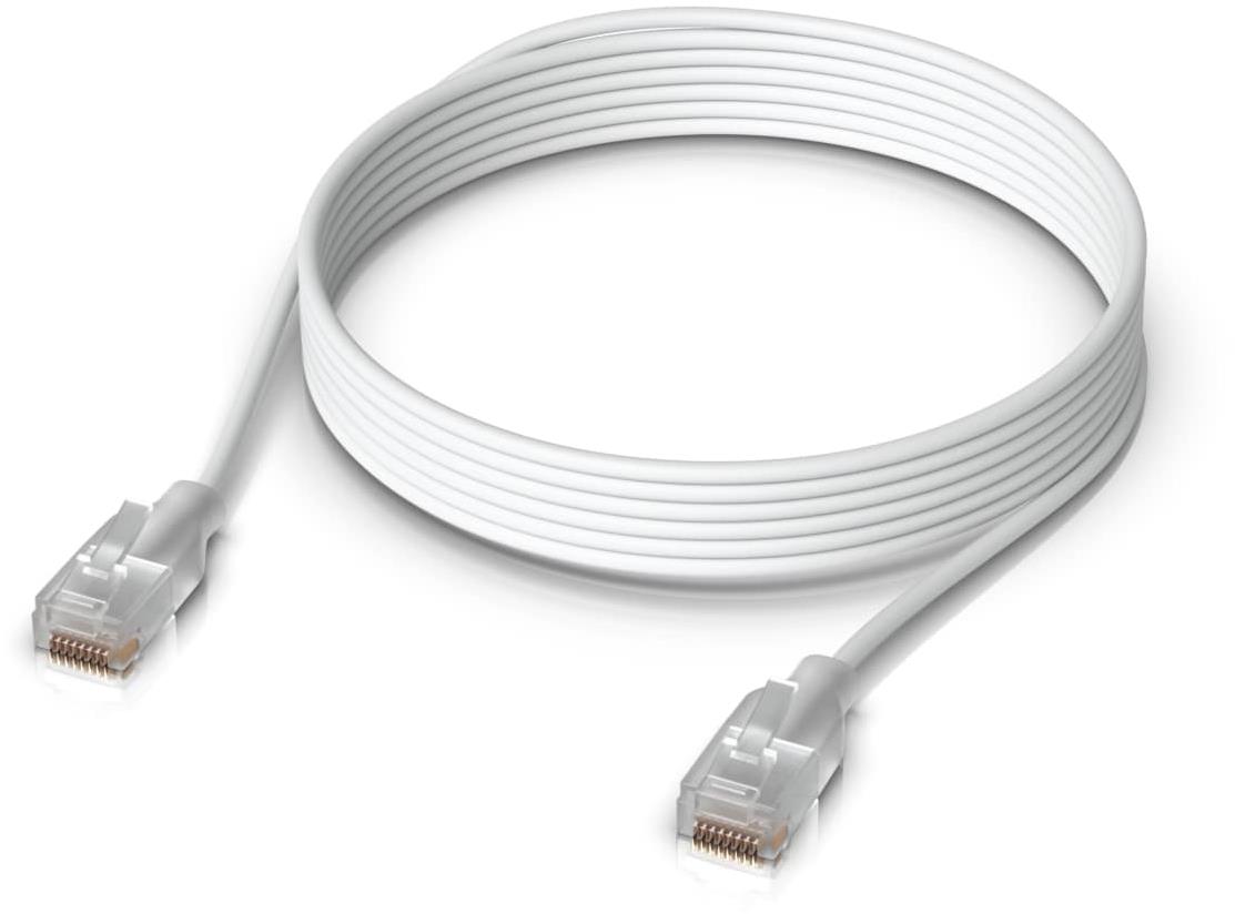 Ubiquiti Etherlighting Patch Cable Cat.6, 1 m, biely