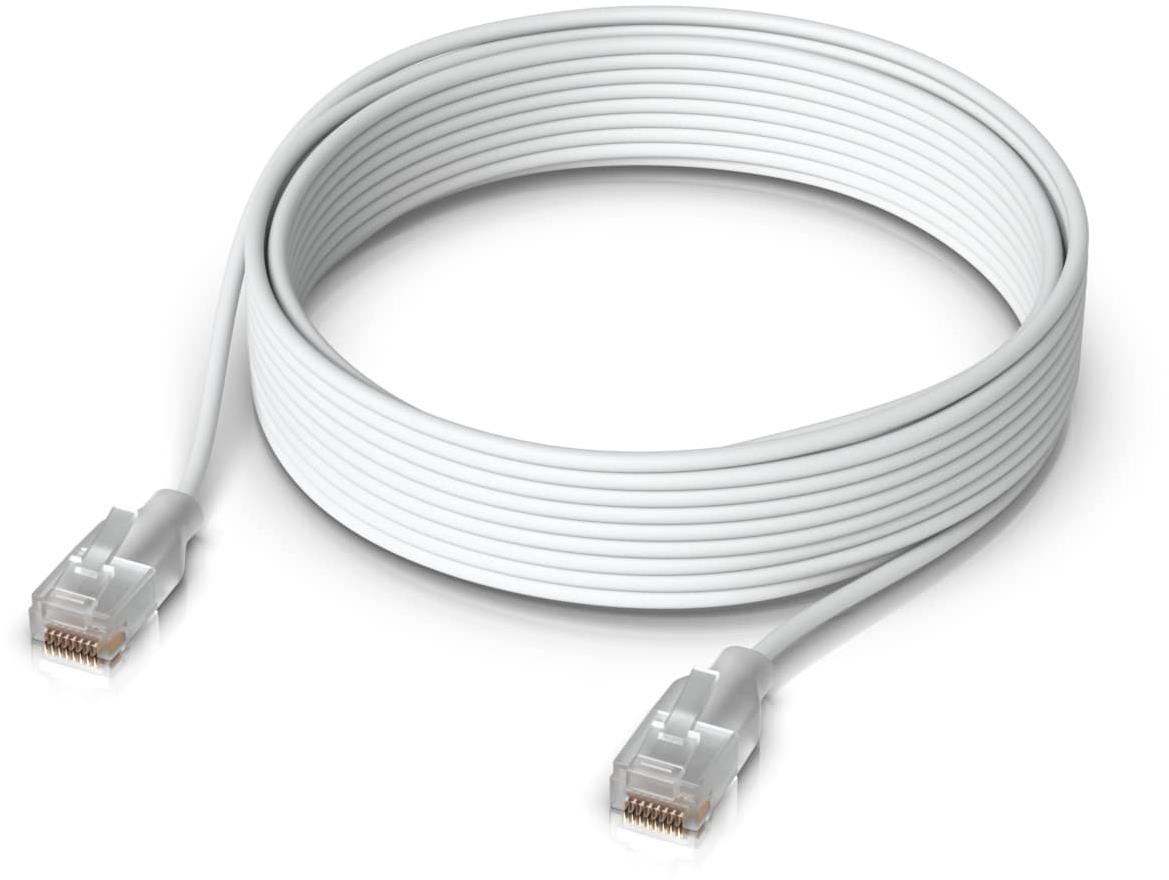 Ubiquiti Etherlighting Patch Cable Cat.6, 3 m, biely