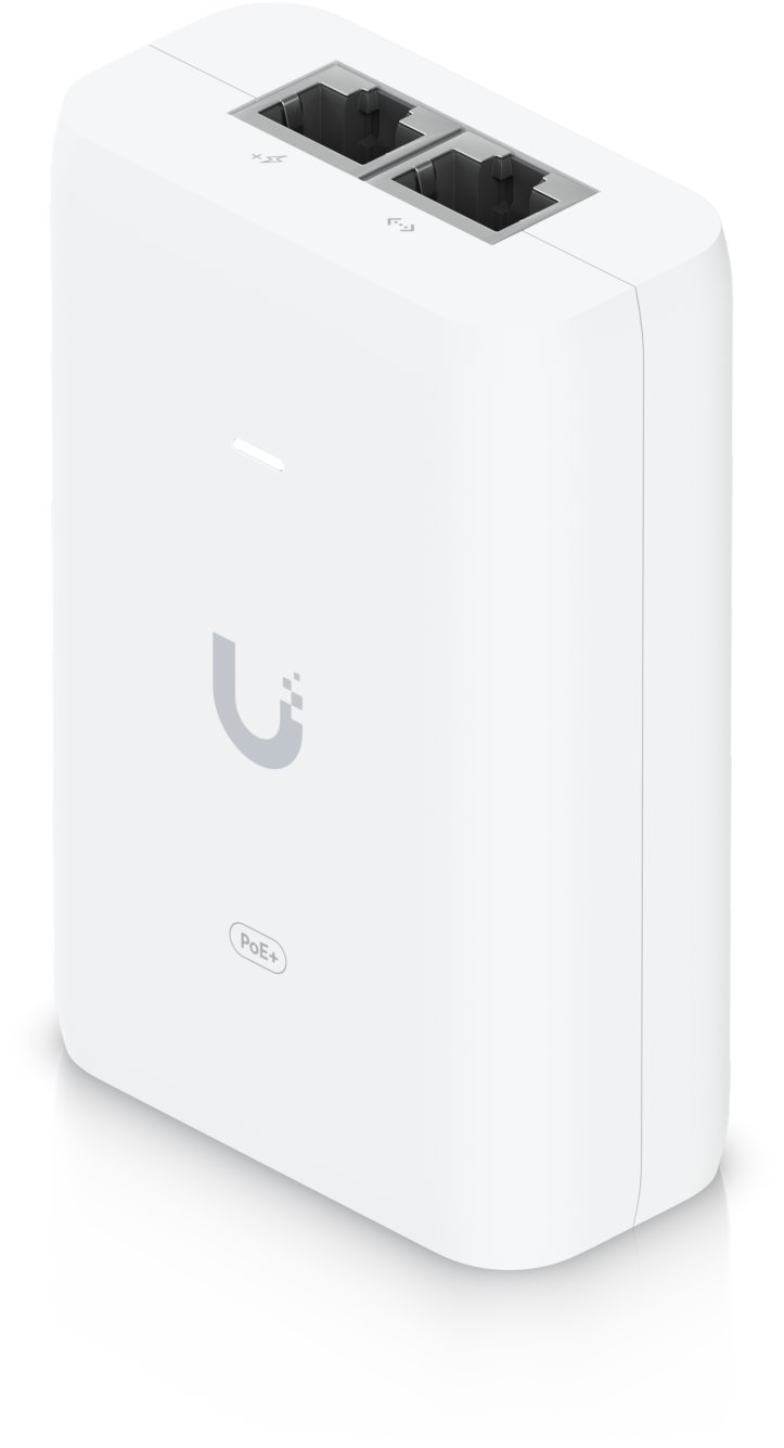 Ubiquiti Gigabitový PoE+ Injektor U-PoE+, 48 V/0,65 A (30 W)