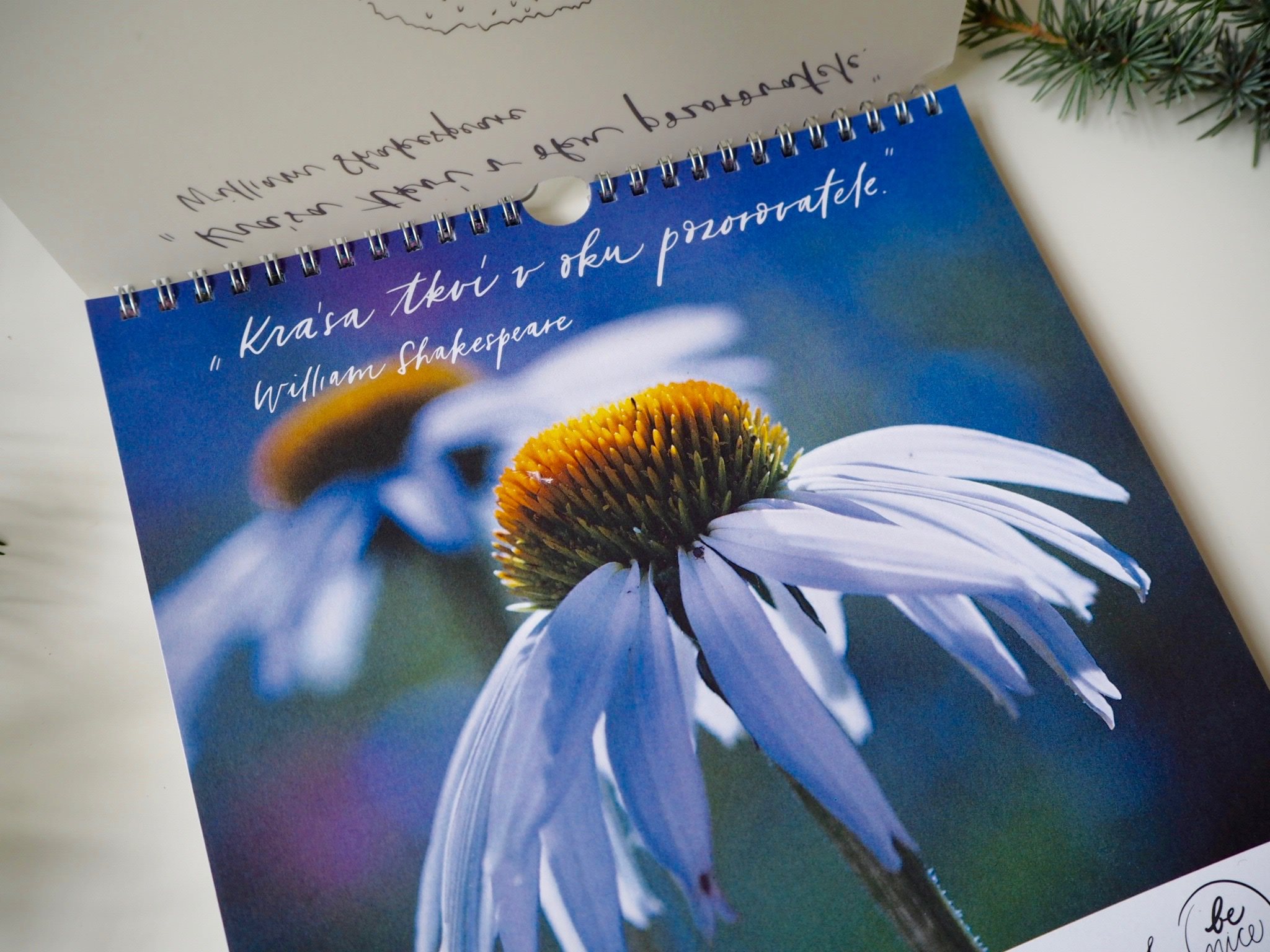 Be Nice, kalendár Bohemian Garden 2021