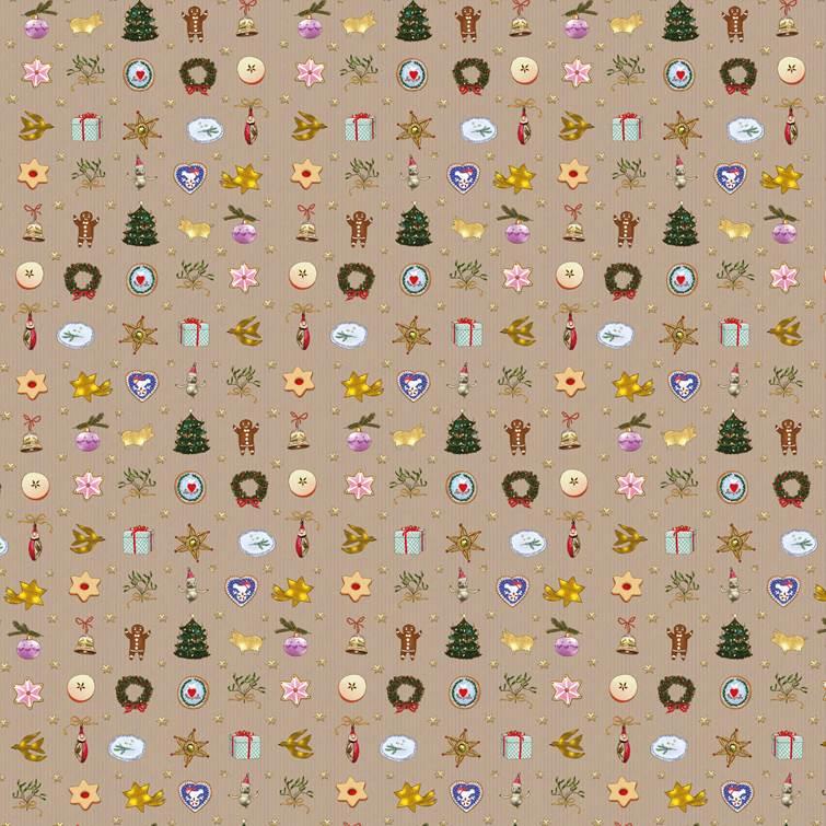 BE NICE EKO vianočný baliaci papier Vianočná rozprávka (5 hárkov)