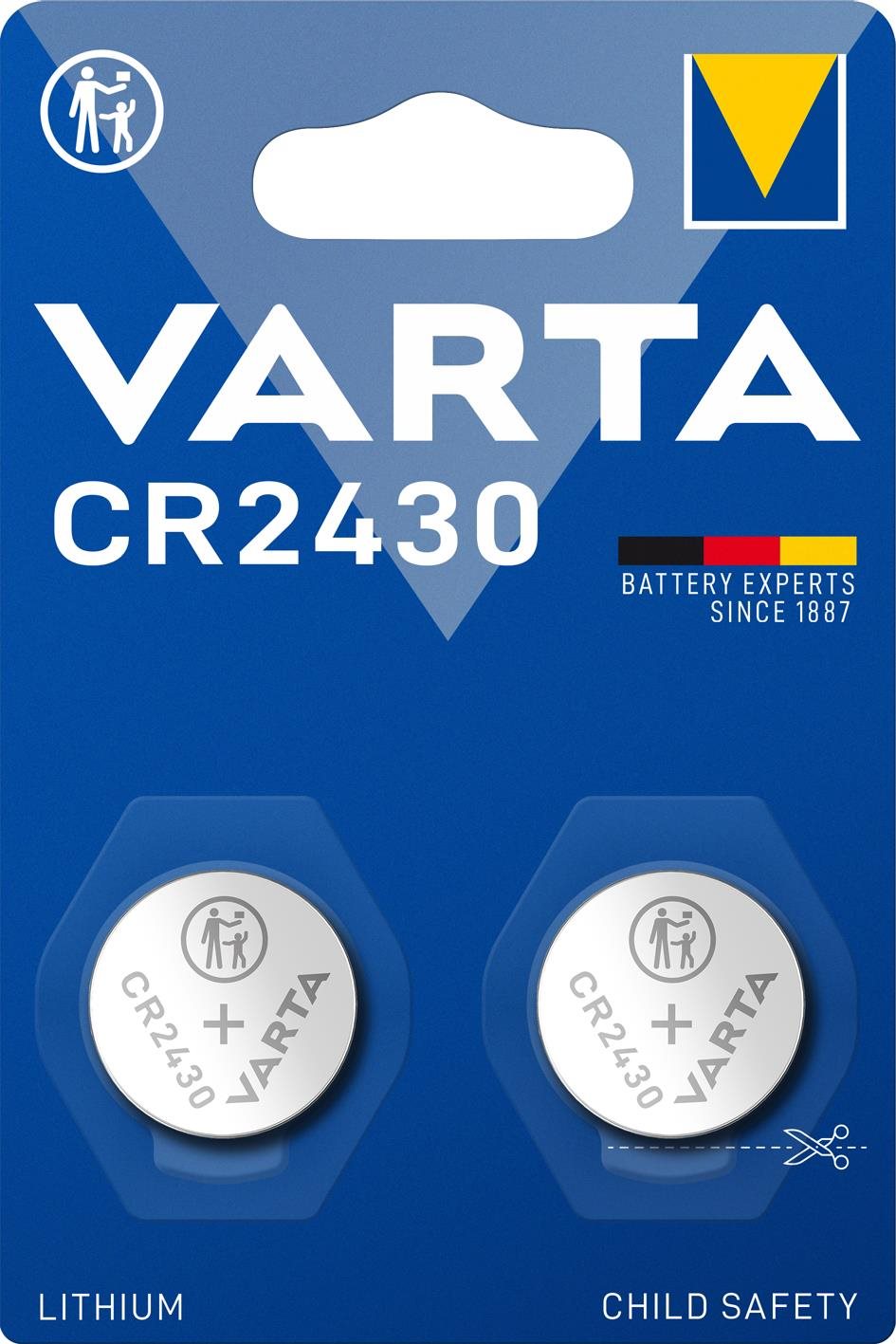 VARTA špeciálna lítiová batéria CR 2430 2 ks