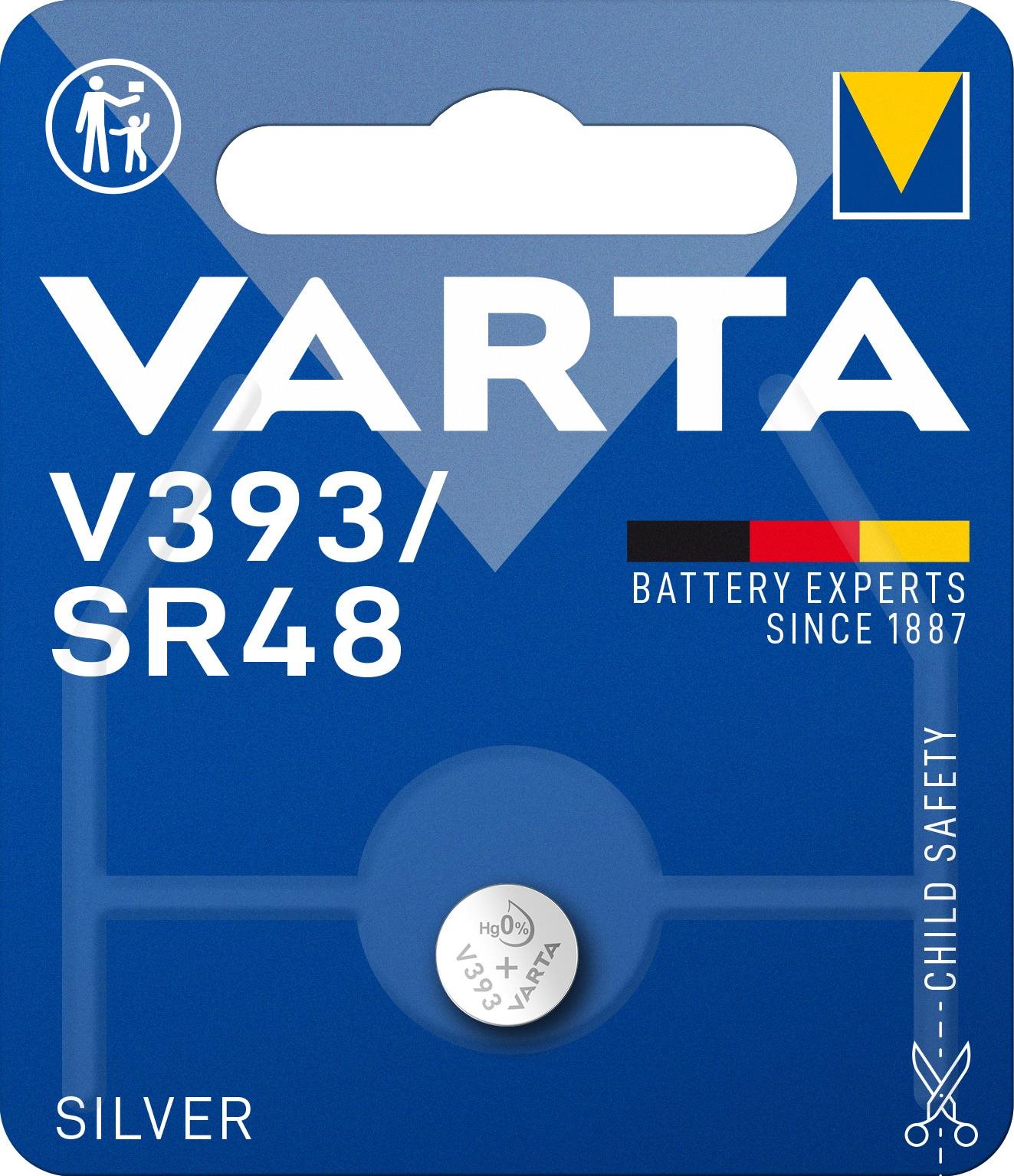 VARTA špeciálna batéria s oxidom striebra V393/SR48 1 ks