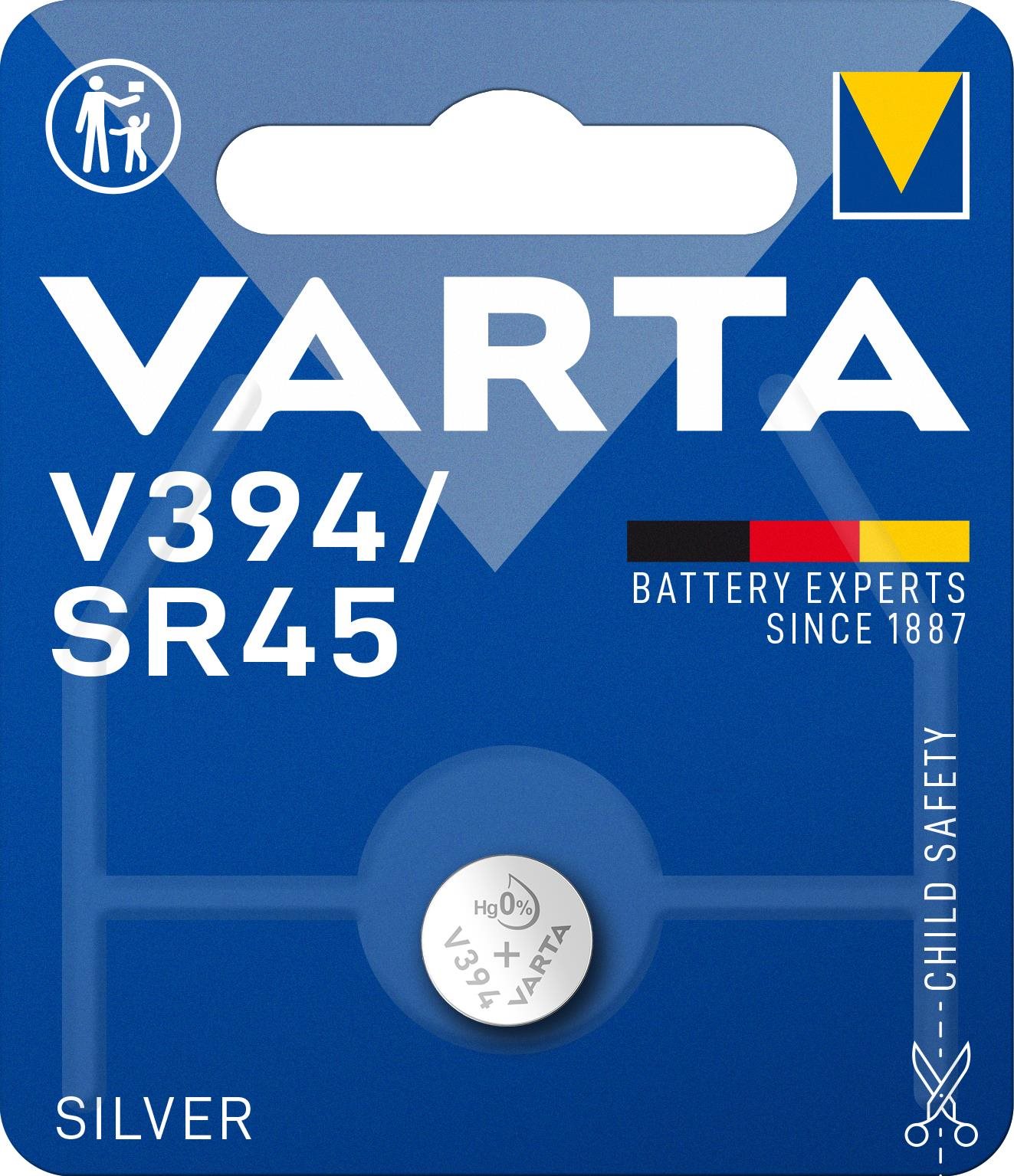 VARTA špeciálna batéria s oxidom striebra V394/SR45 1 ks