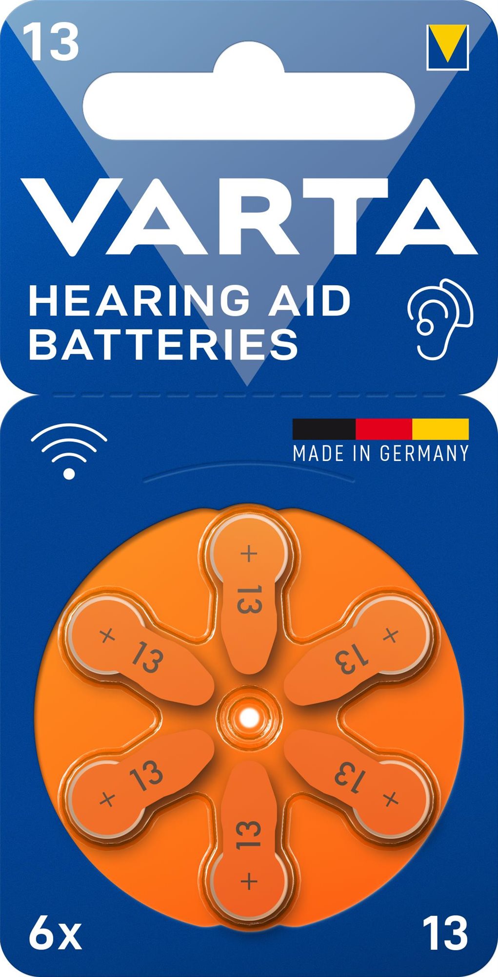 VARTA batérie do naslúchadiel VARTA Hearing Aid Battery 13 6 ks