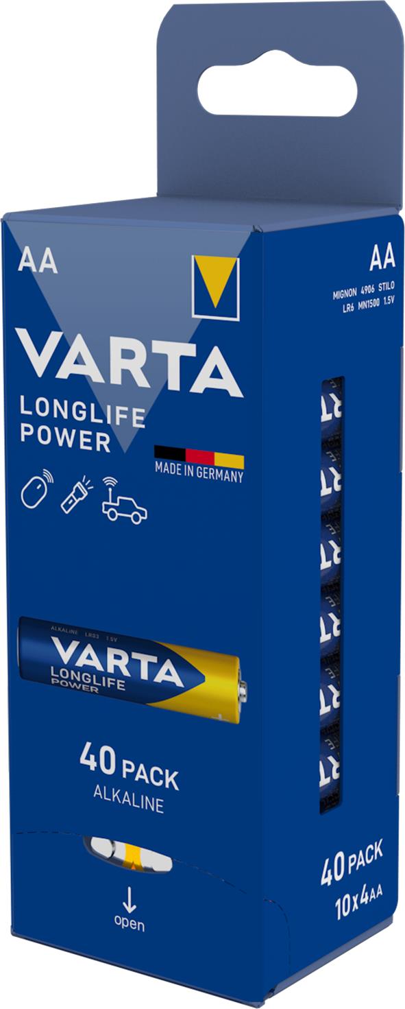 VARTA Longlife Power 40 AA (Storagebox)
