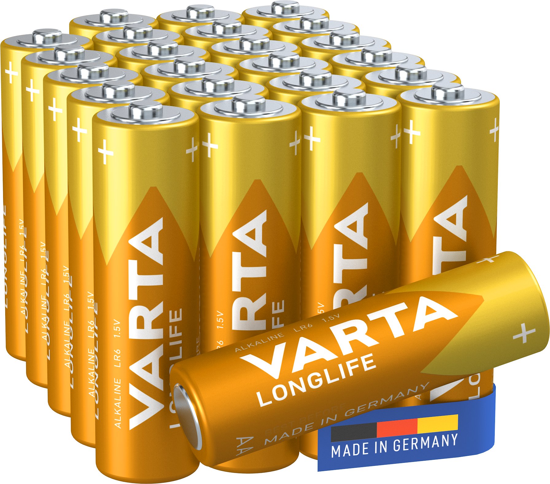 VARTA Longlife 24 AA (Plastic free CUBE Tray)