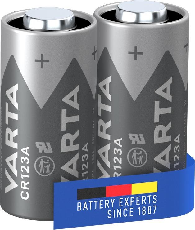 VARTA špeciálna lítiová batéria Photo Lithium CR123A 2 ks