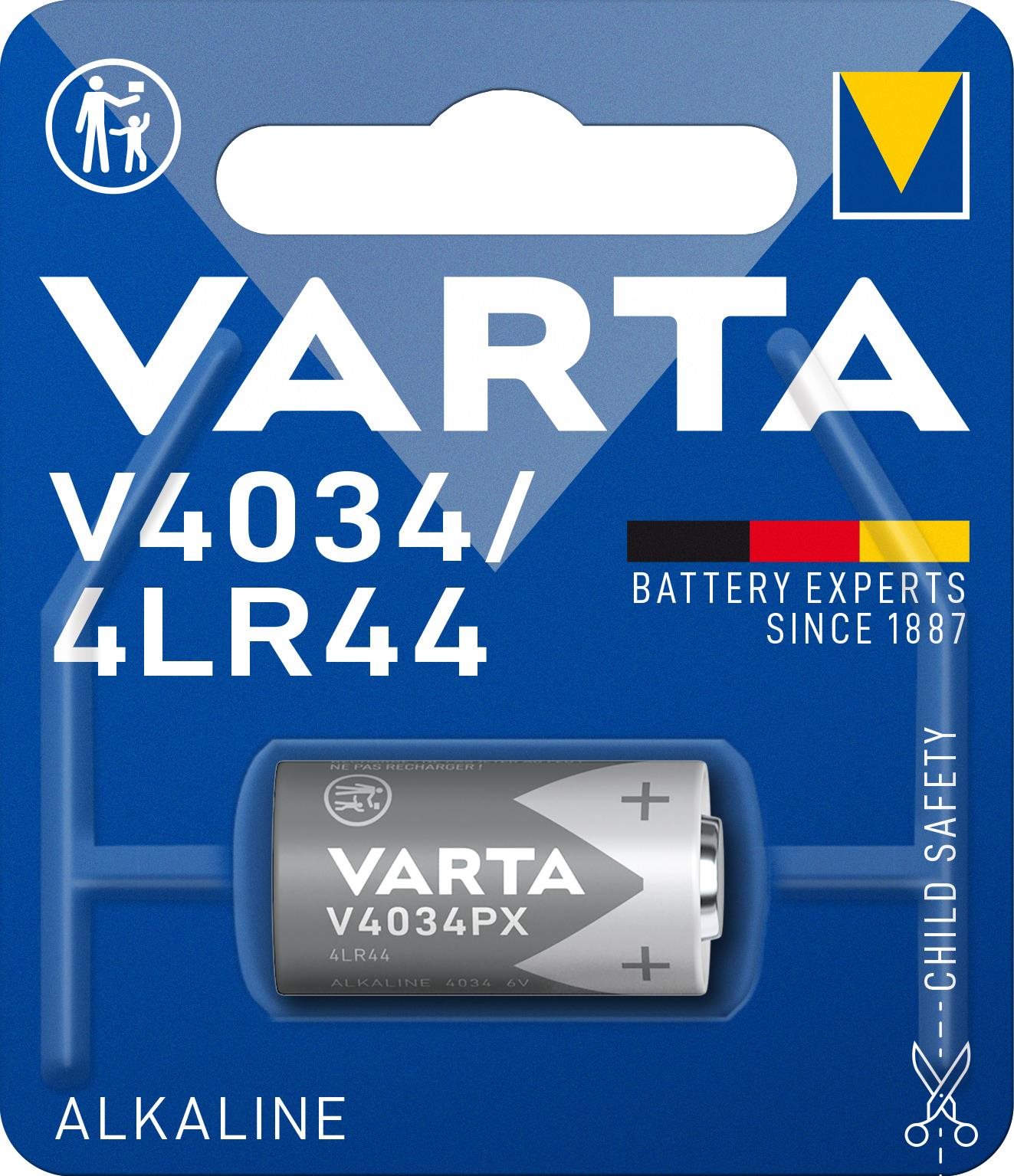 VARTA špeciálna alkalická batéria V4034/4LR44 1 ks
