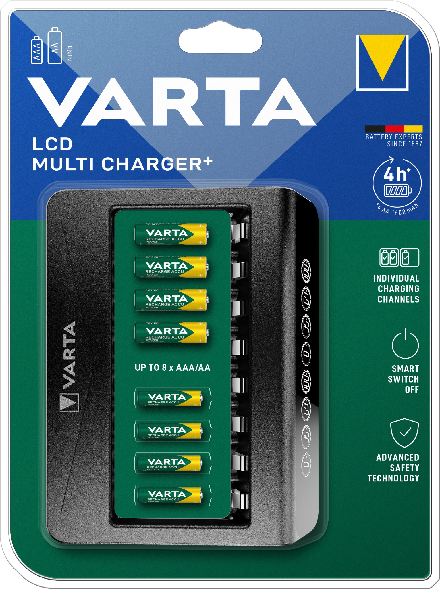 VARTA nabíjačka LCD Multi Charger+