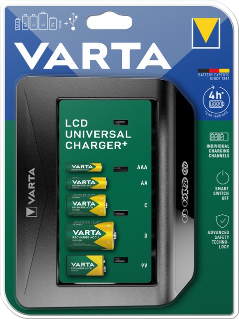 VARTA nabíjačka LCD Universal Charger+ empty