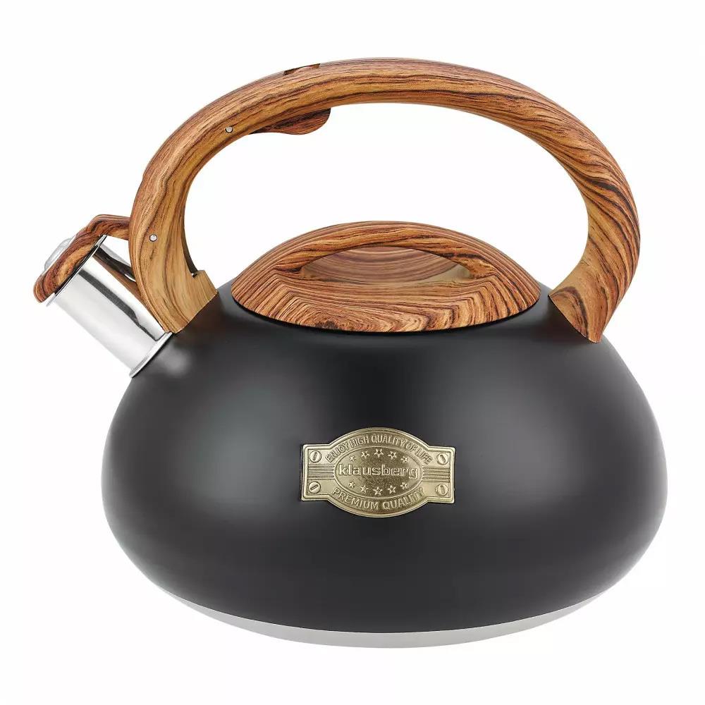 KLAUSBERG Kb-7565 Varná kanvica s píšťalkou 3 l