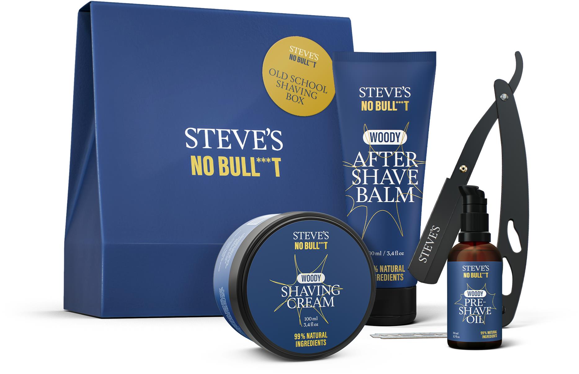 STEVE'S No Bull***t Old School Shaving Box 250 ml
