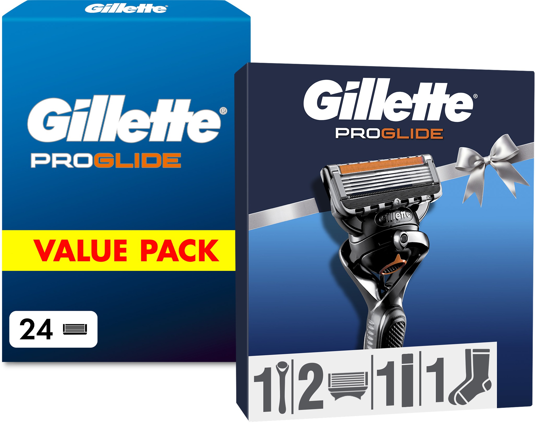 GILLETTE Proglide 200 ml + GILLETTE Proglide 24 ks