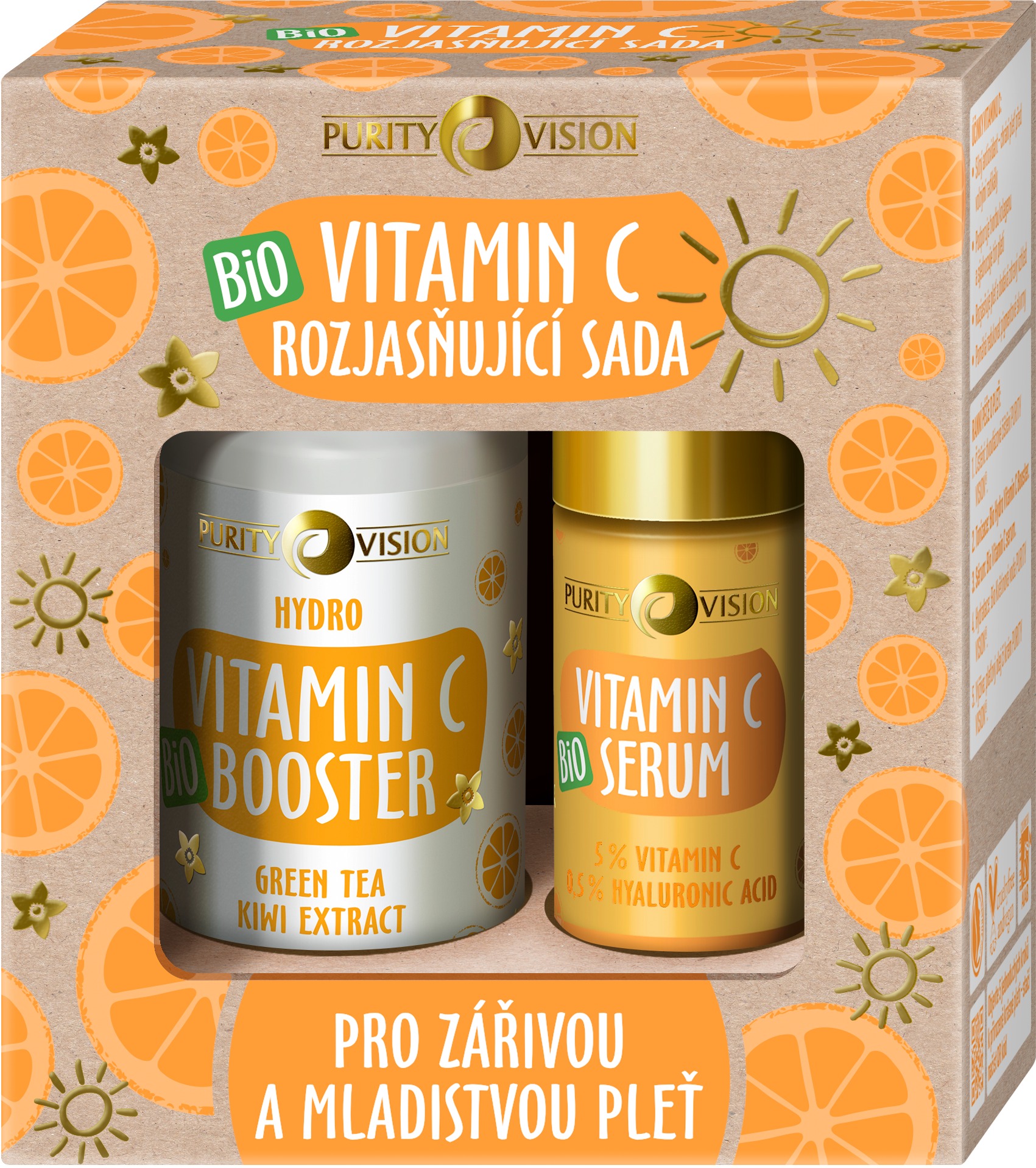 PURITY VISION Bio Vitamín C rozjasňujúca súprava