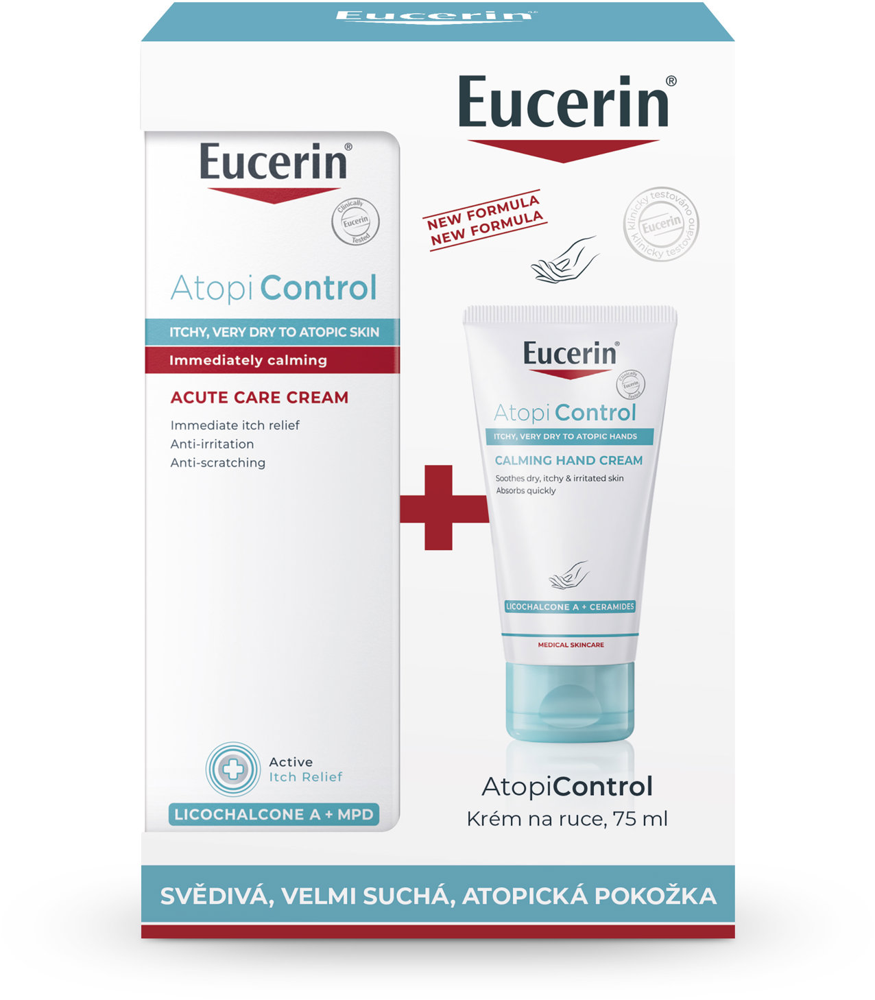 EUCERIN AtopiControl Sada krémov 115 ml