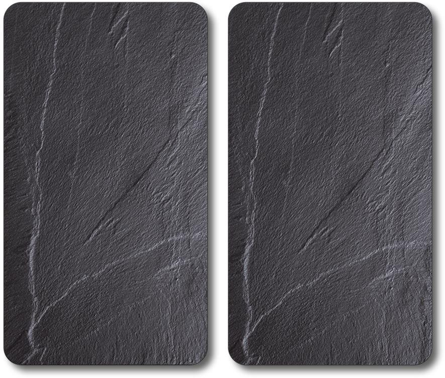 KESPER Multifunkčná sklenená doska 2 ks Bridlica 50 × 28,5 × 0,7 cm