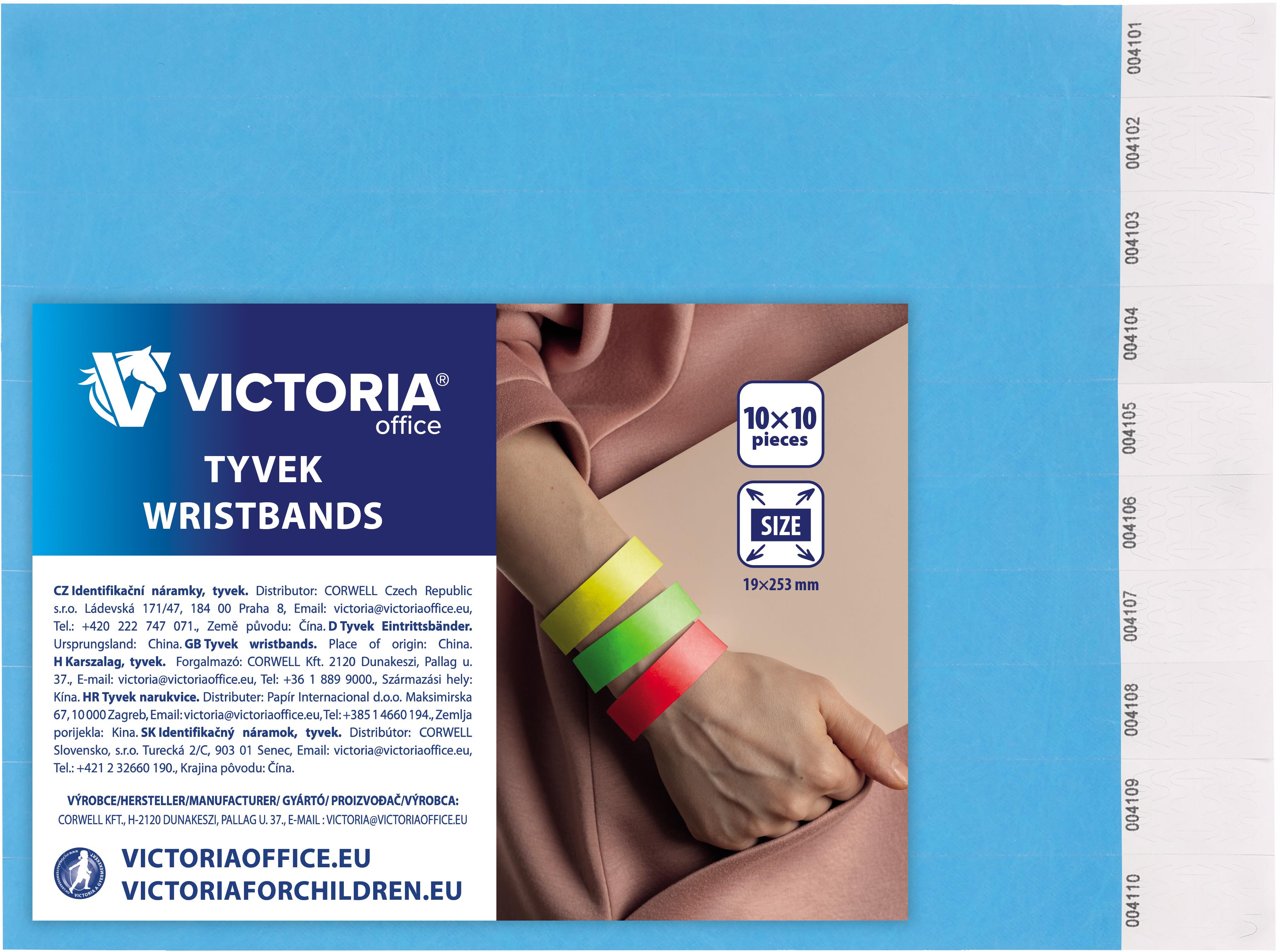VICTORIA Tyvek® 100 ks, svetlomodré