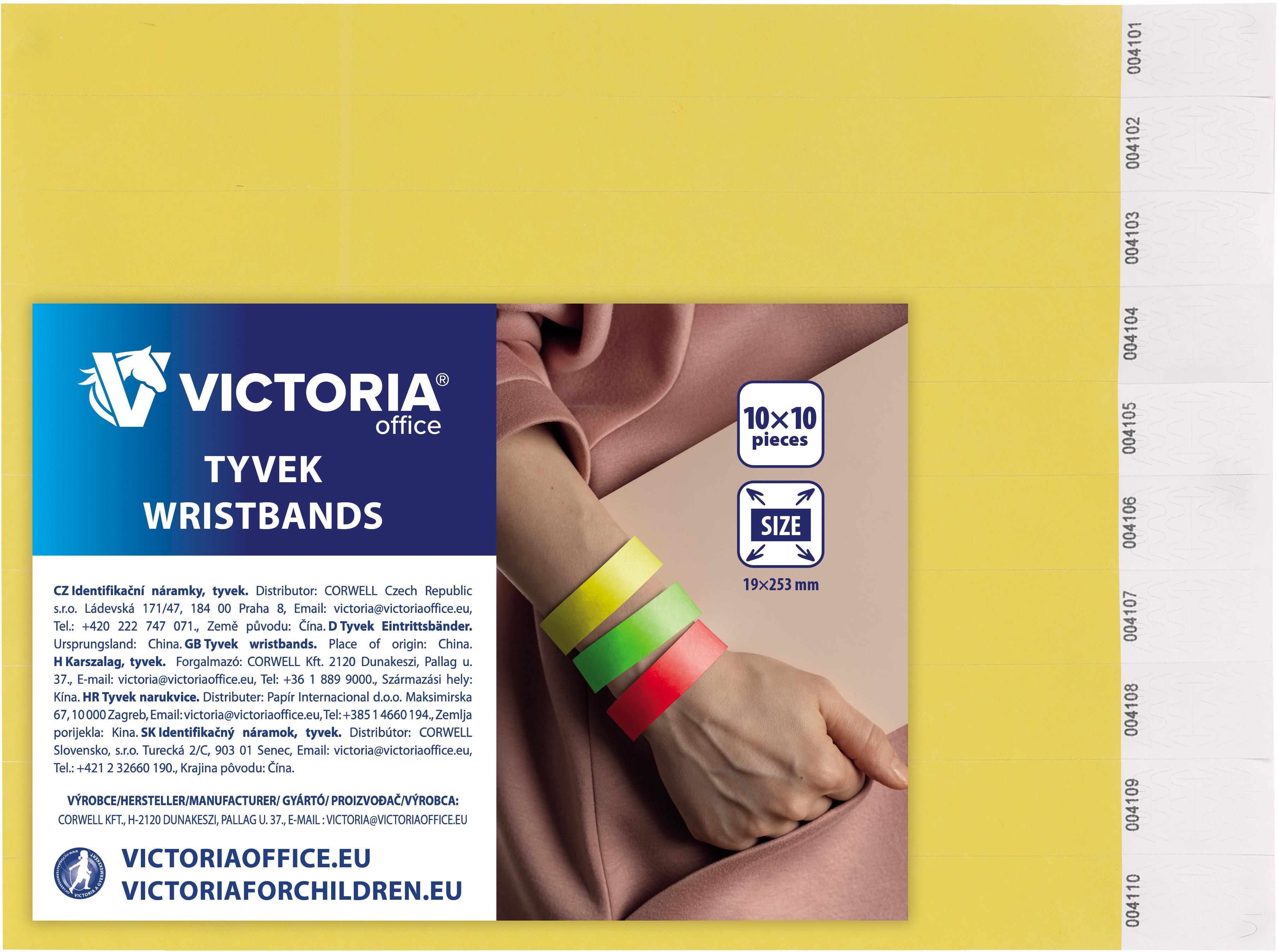 VICTORIA Tyvek® 100 ks, neón žlté