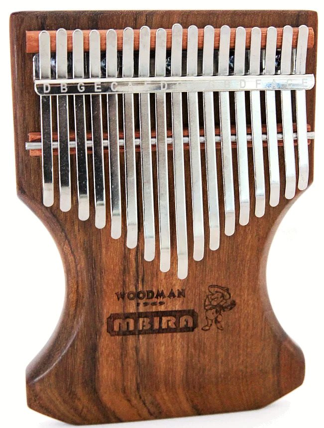Woodman Kalimba MBIRA Gold Silk