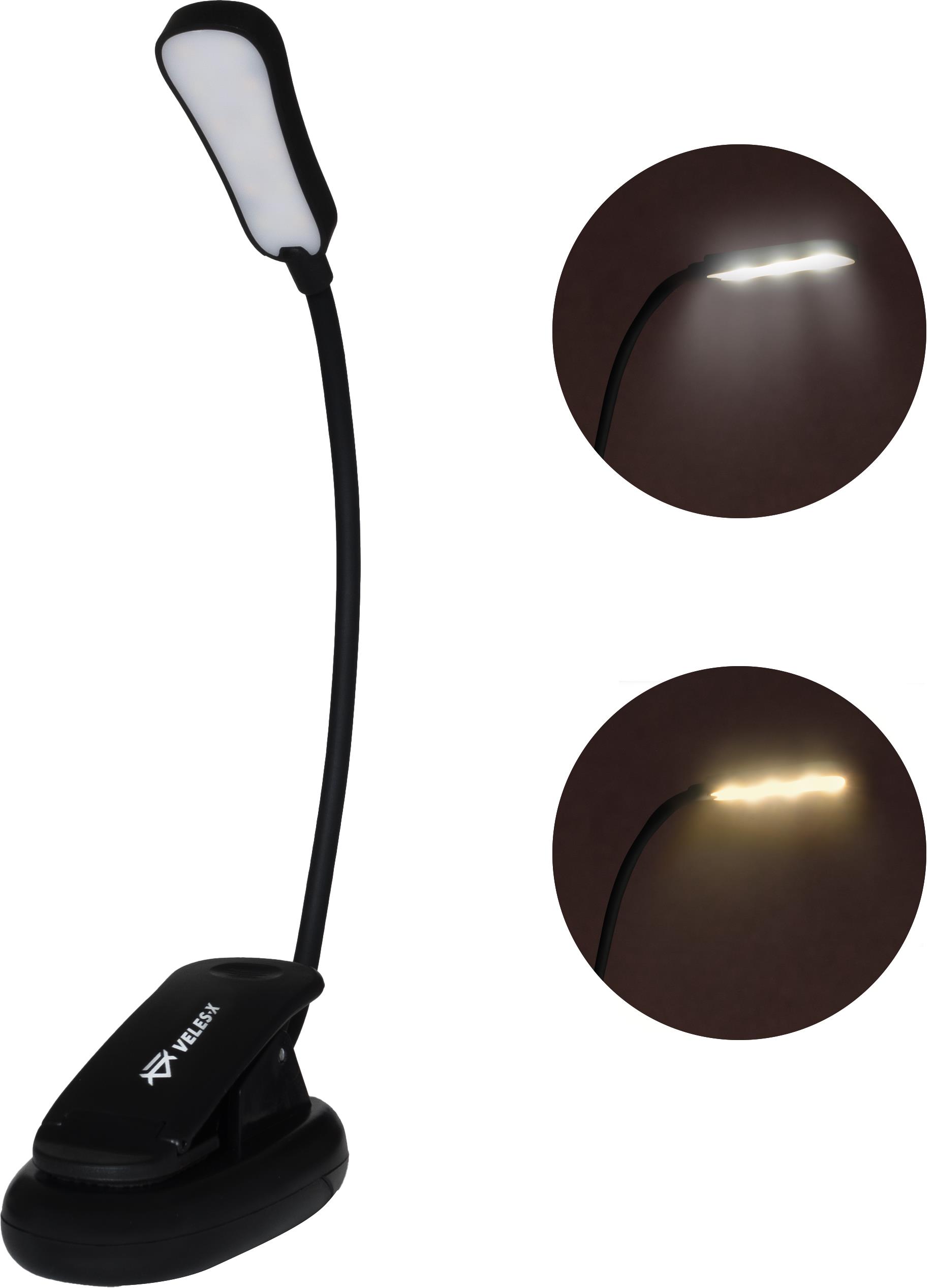 Veles-X 3 Colors 5 Brightness Clip on Led Lamp