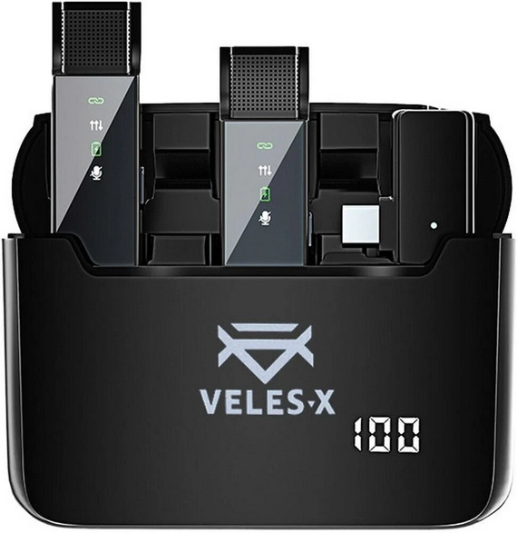 Veles-X Wireless Lavalier Microphone System Dual Lightning