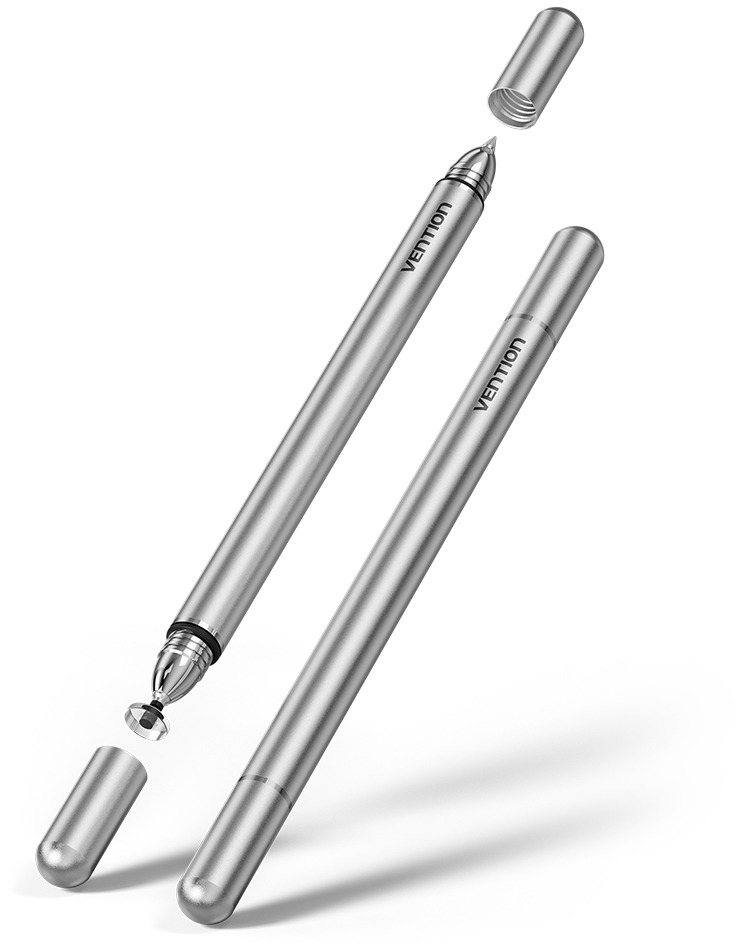 Vention 2-in-1 touch pen aluminum alloy – gray
