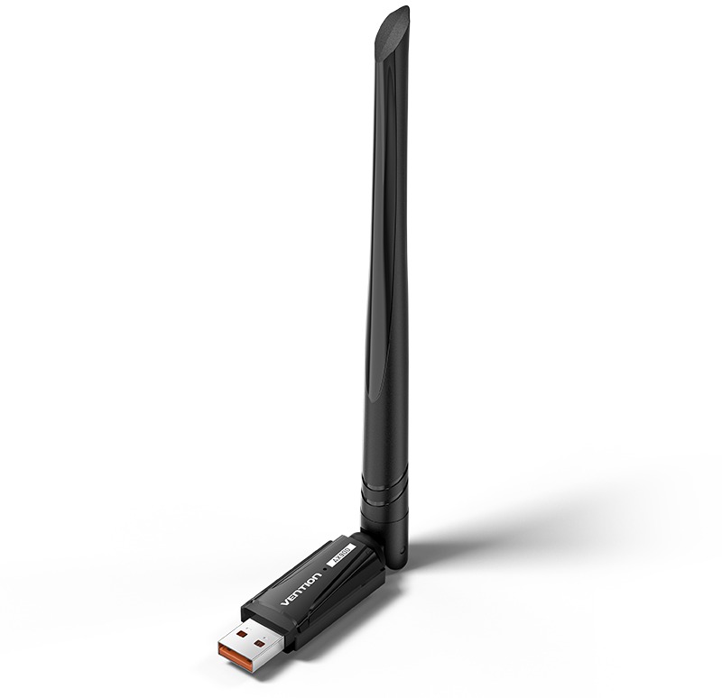 Vention AX900 USB Wi-Fi Dual Band Network Adapter With High Gain Antenna – Black