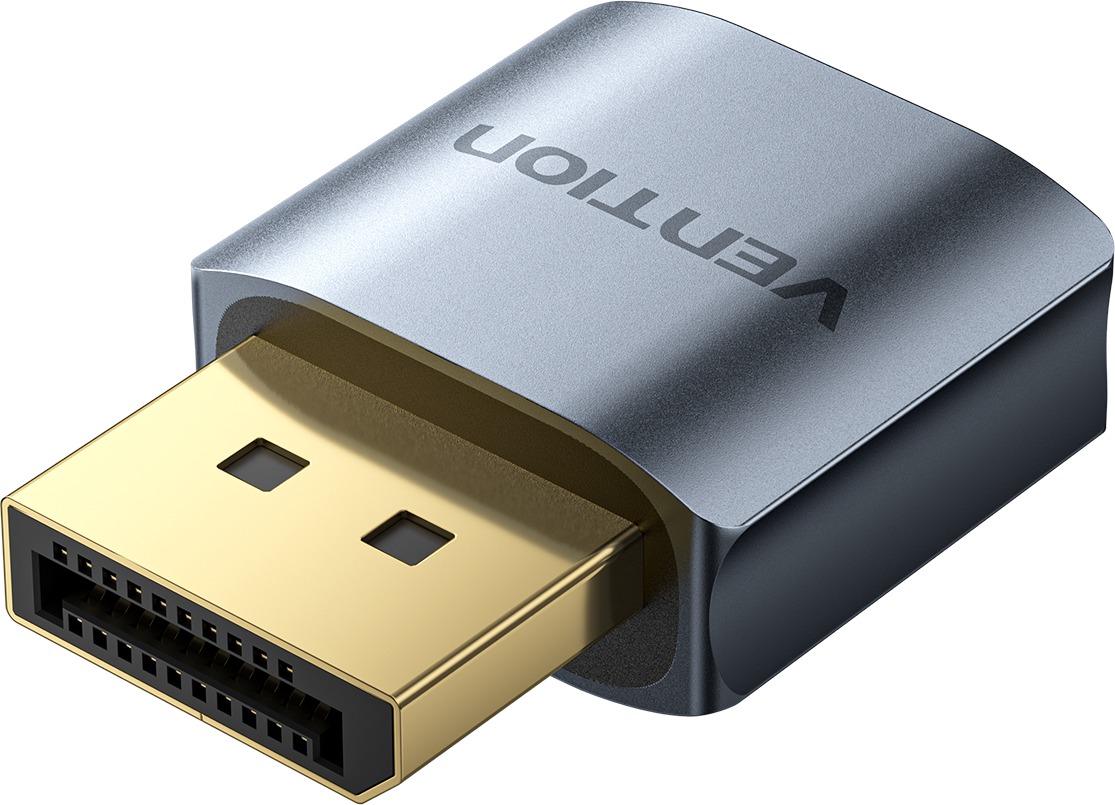 Vention DisplayPort Dummy Plug Gray Aluminum Alloy Type