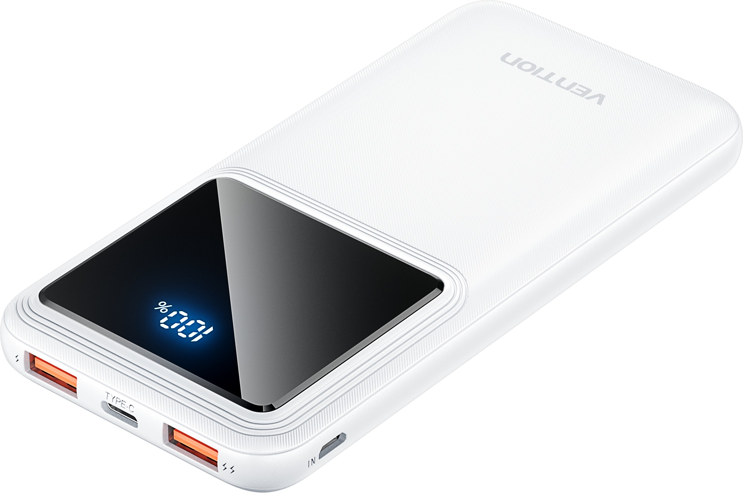 Vention 10000 mAh 22.5 W Portable Power Bank White