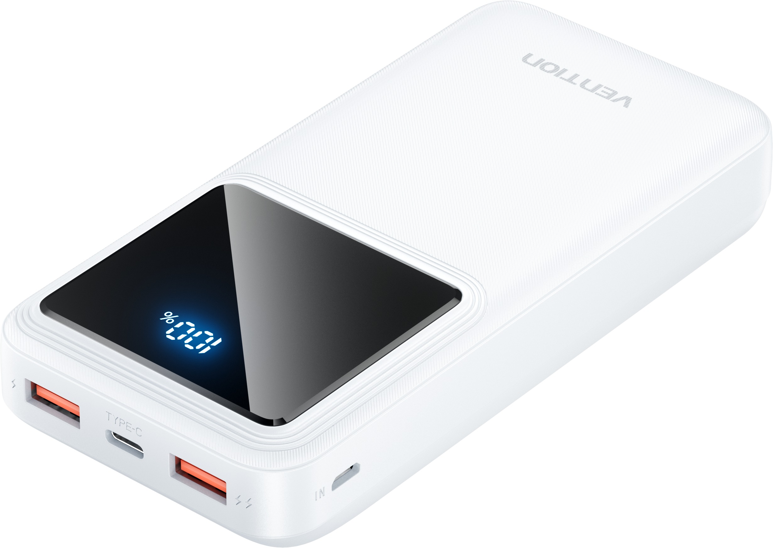Vention 20000 mAh 22.5 W Portable Power Bank White