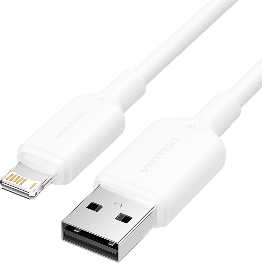 Vention USB 2.0 Type-A Male to Lightning Male 2,4 A Cable 1 m White PVC Type