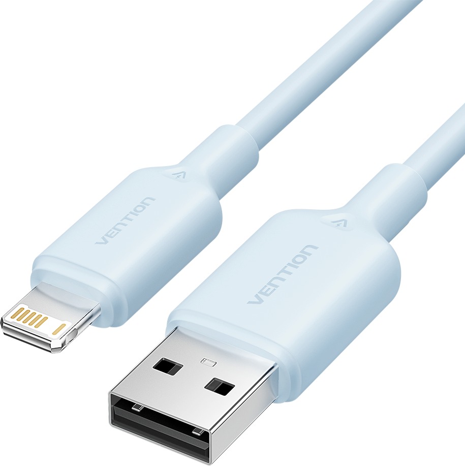 Vention USB 2.0 Type-A Male to Lightning Male 2,4 A Cable 1 m Blue PVC Type