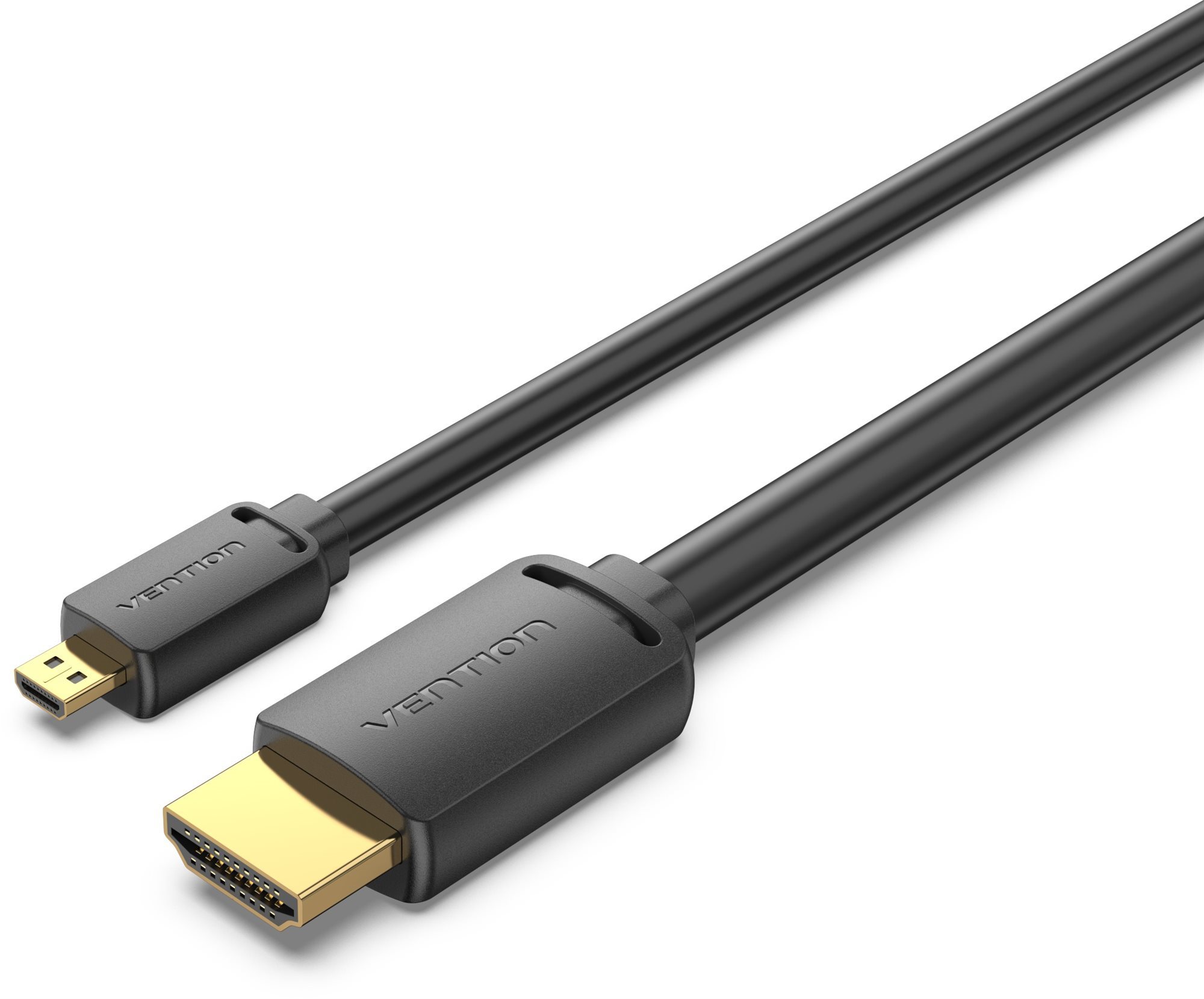 Vention HDMI-D Male to HDMI-A Male 4K HD Cable 3 m Black