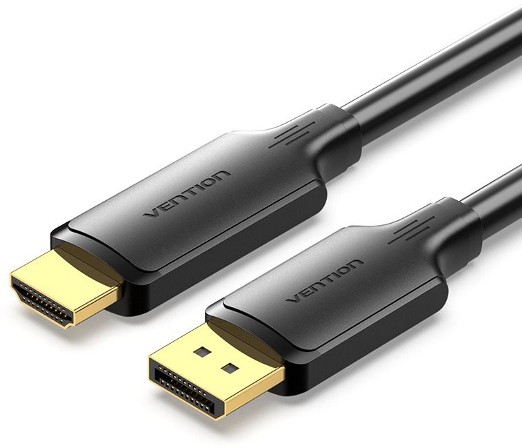 Vention DisplayPort Male to HDMI Male 4K HD Cable 1 M Black