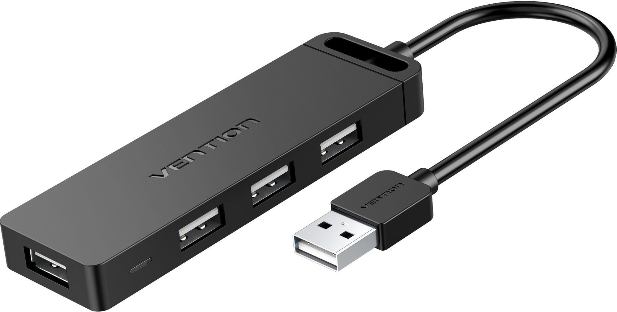 Vention 4-Port USB 2.0 Hub with Power Supply 0,15 m Black