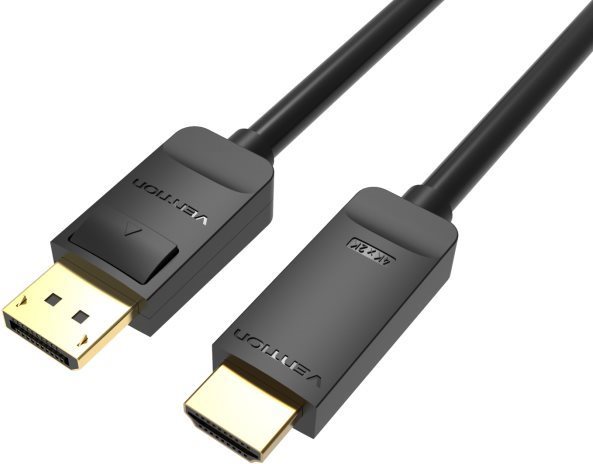 Vention 4K DisplayPort (DP) to HDMI Cable 1m Black